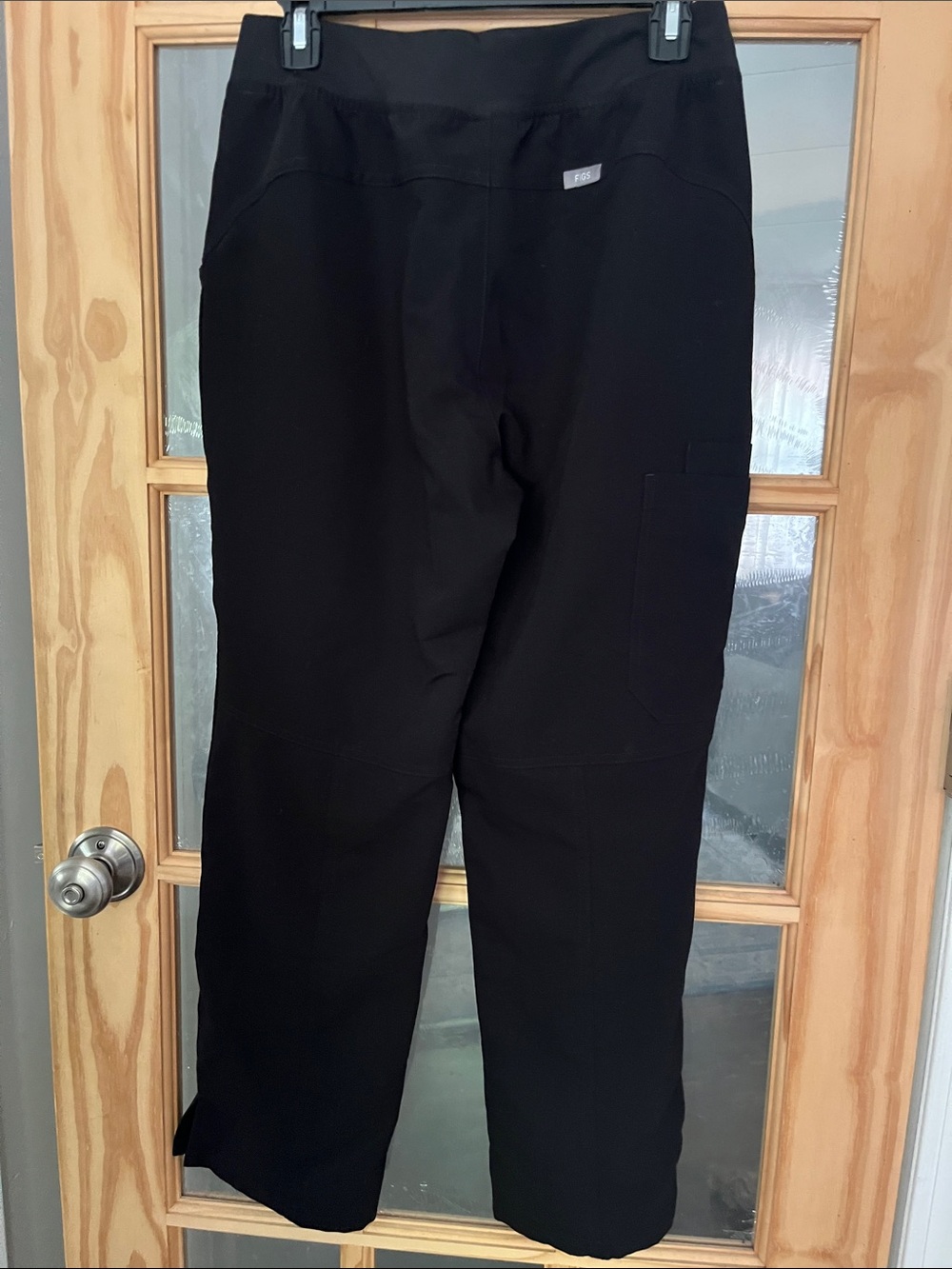Black Women's Scrub Set M/MP straight leg - Picture 12 of 13